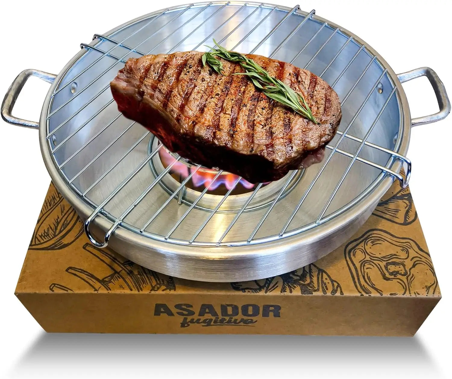 Asador Fugitivo + eBook de Recetas