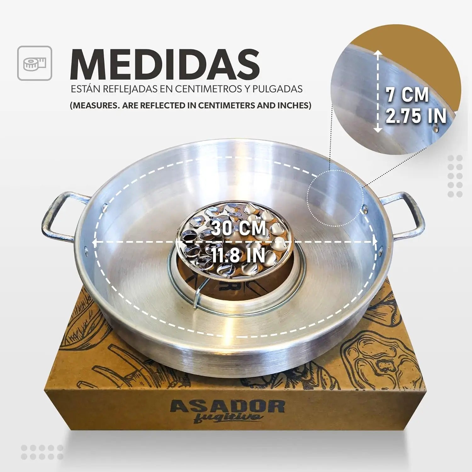 Asador Fugitivo + eBook de Recetas
