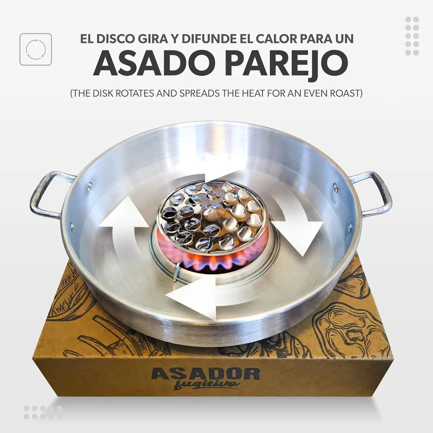 Asador Fugitivo + eBook de Recetas